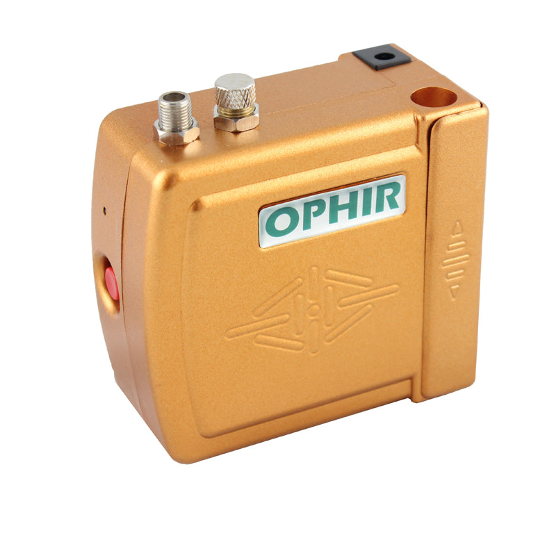 OPHIR 100V-240V 0.3mm Dual-Action Airbrush Kit Mini Airbrush Air Compressor Kit for Makeup Body Tattoo Hobby Set