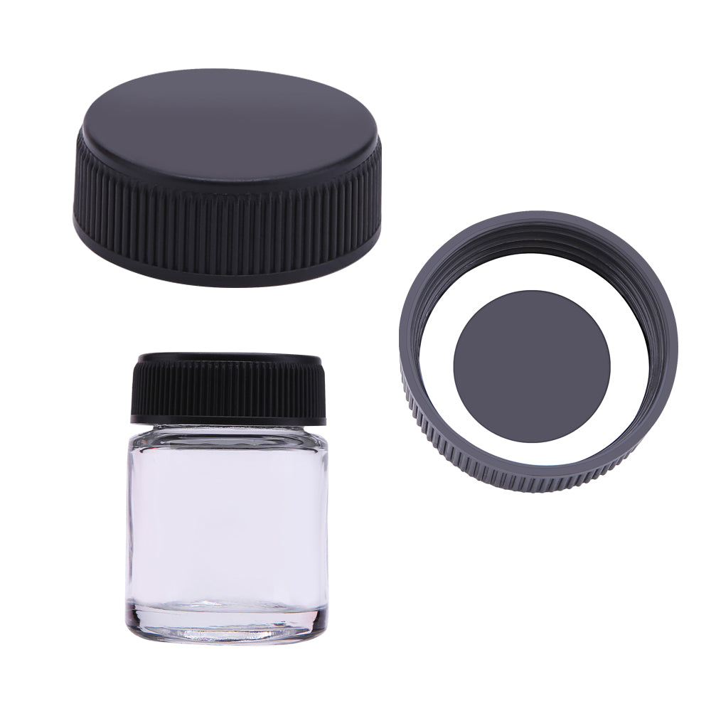 OPHIR Airbrush Glass Bottles Crystal Clear Airbrush Spare Bottle for Temporary Tattoo Nail Inks