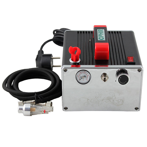OPHIR 110V,220V Air Compressor Tank with 7cc & 22cc Dual Action Airbrush  Kit for Hobby Cake Decoration Model Paint AC090+005 - AliExpress