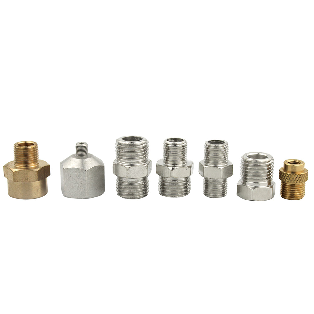 OPHIR Spray Gun Adapter Set Make Up Nail Art Cake Model Airbrush Compressor Durable Adapter Connector Kit