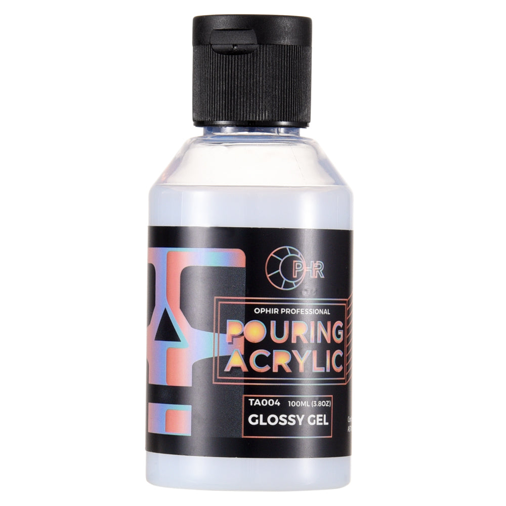 OPHIR Glossy Gel, Varnish for Acrylic Pouring Paint & Art Paintings