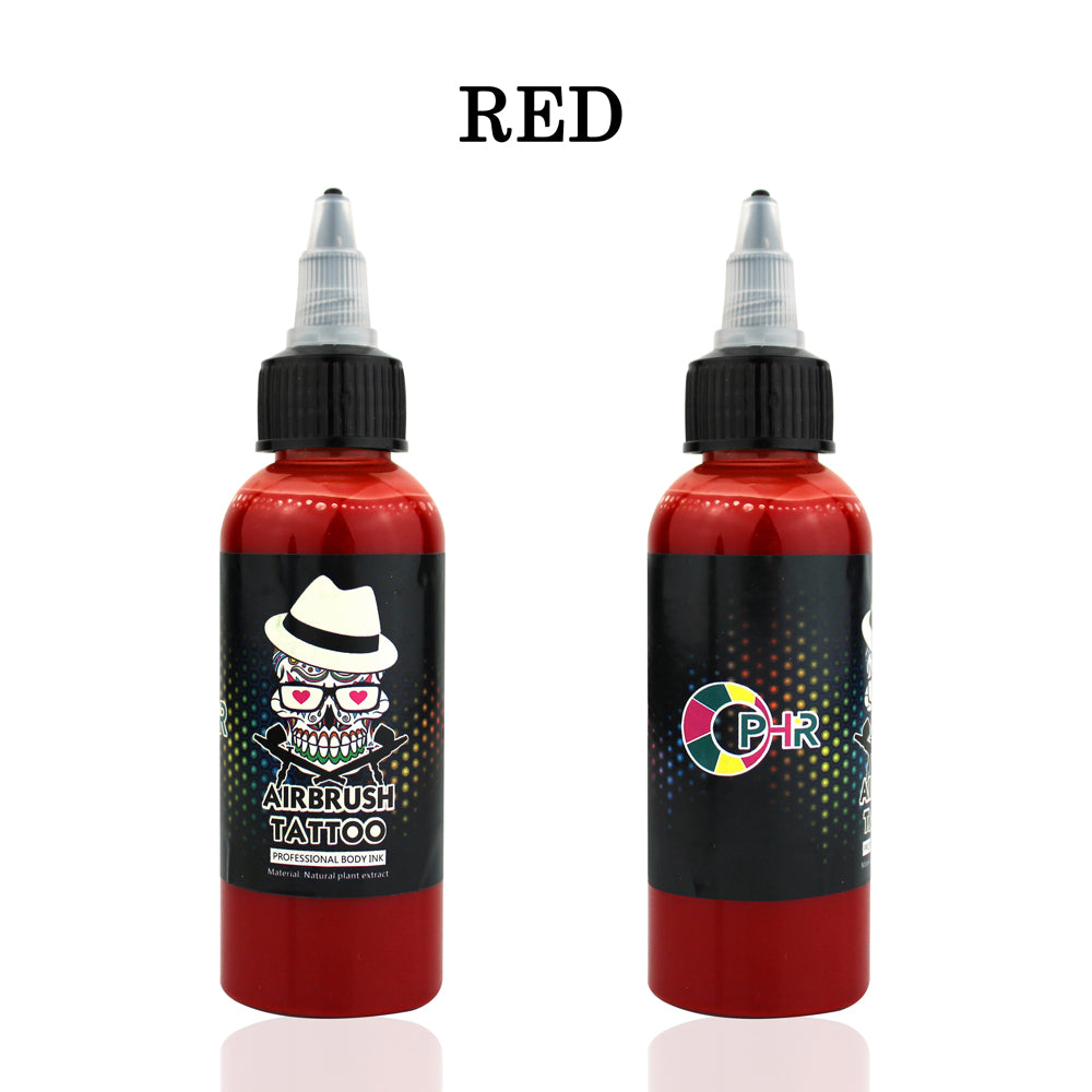 OPHIR Professional Airbrush Temporary Tattoo Ink, Body Art Paint 60ML/Bottle 2.03OZ/Bottle
