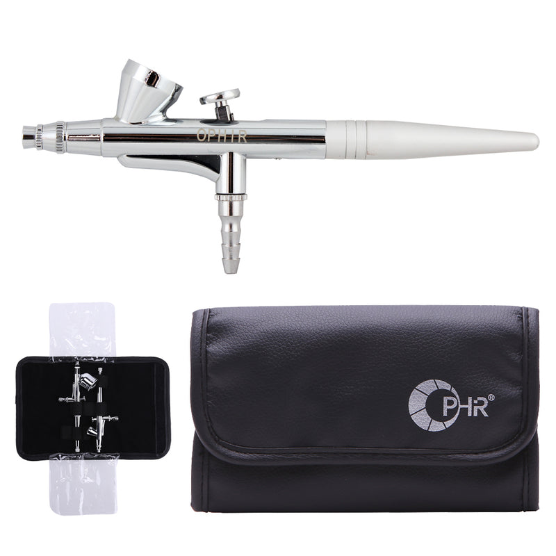 OPHIR New Spray Gun Single Action 0.3mm Nozzle Airbrush Kit for Make Up Beauty Nail Art Painting