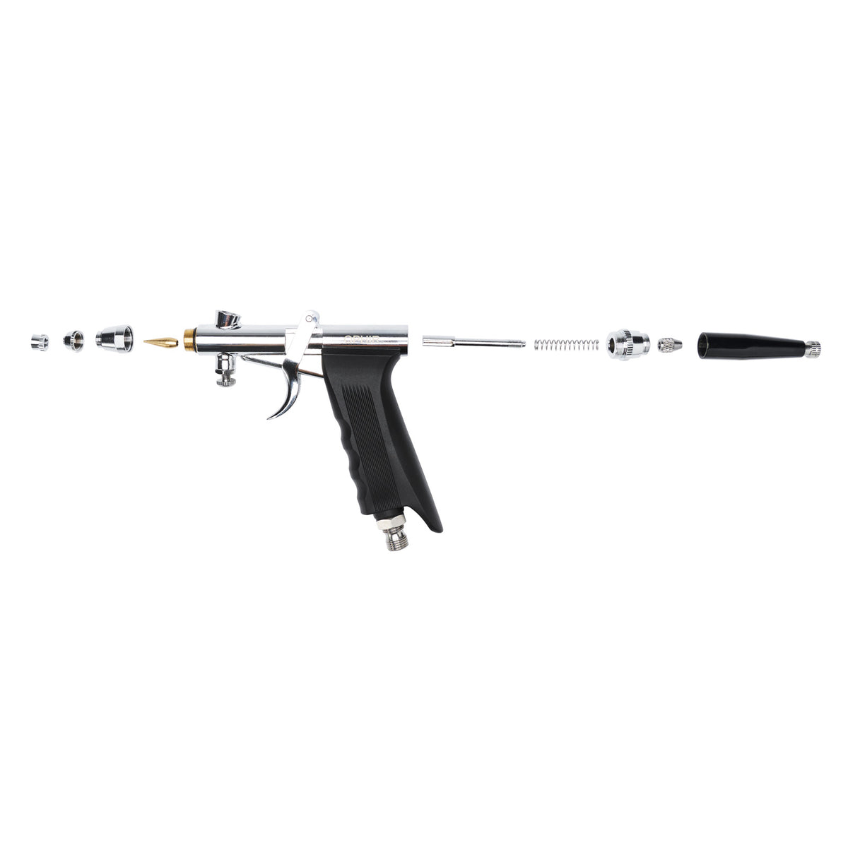 OPHIR Double-Action Spray Gun 0.3mm,0.5mm,0.8mm Nozzle Set Trigger Air-Paint Control Spray Gun Kit with 3 Cups for Hobby Painting