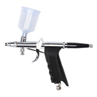 OPHIR Double-Action Spray Gun 0.3mm,0.5mm,0.8mm Nozzle Set Trigger Air-Paint Control Spray Gun Kit with 3 Cups for Hobby Painting