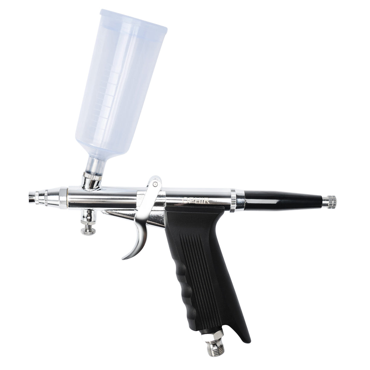 OPHIR Double-Action Spray Gun 0.3mm,0.5mm,0.8mm Nozzle Set Trigger Air-Paint Control Spray Gun Kit with 3 Cups for Hobby Painting