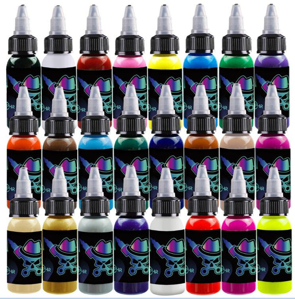 Open Box Ophir Nail Art Inks Airbrush Paint - 30 Colors - 10ml / Bottle