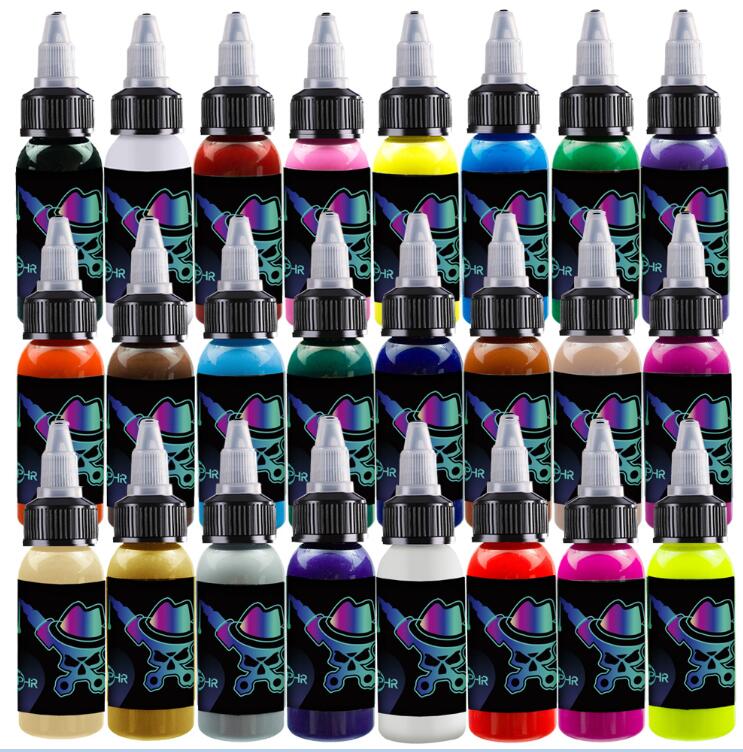 OPHIR Airbrush Acrylic Paint Airbrush DIY Pigment Colourful Ink for Hobby Model Shoes Leather Painting