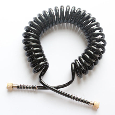 OPHIR 3M 1/8 & 1/8 Adapter Coiled Nylon Airbrush Air Hose for Connecting Make Up Body Model Airbrush Compressor