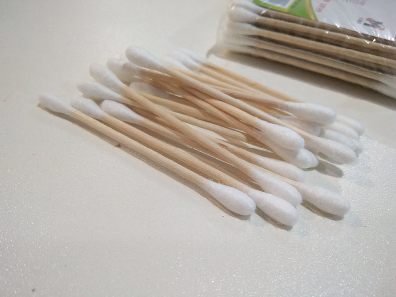 OPHIR Double Head Disposable Cotton Swab for Airbrush Kits Cleaning