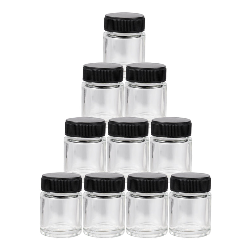 OPHIR  Airbrush Glass Bottles Crystal Clear Airbrush Spare Bottle for Temporary Tattoo Nail  Inks