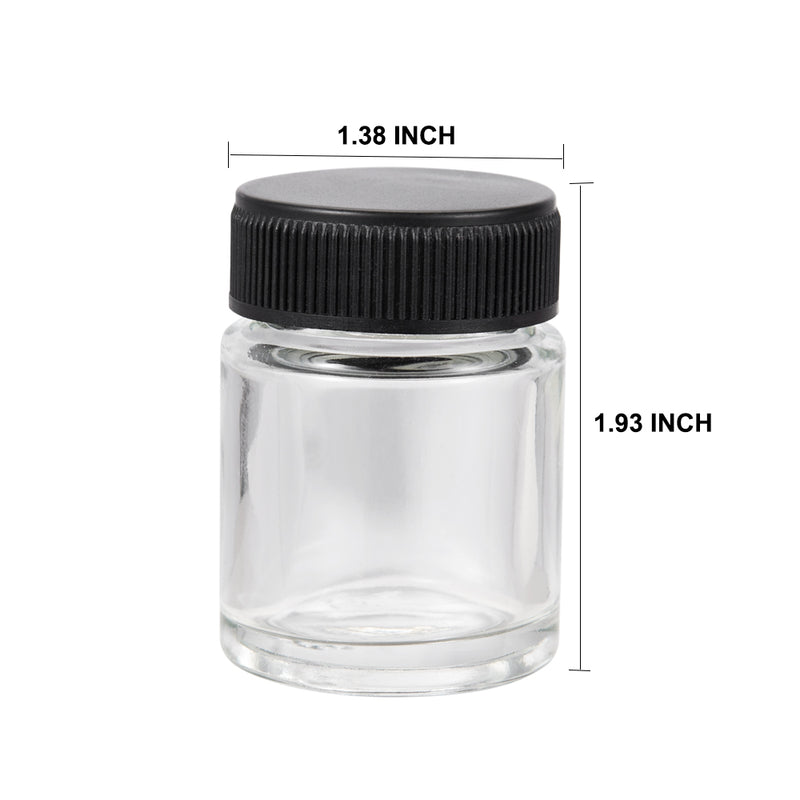 OPHIR  Airbrush Glass Bottles Crystal Clear Airbrush Spare Bottle for Temporary Tattoo Nail  Inks