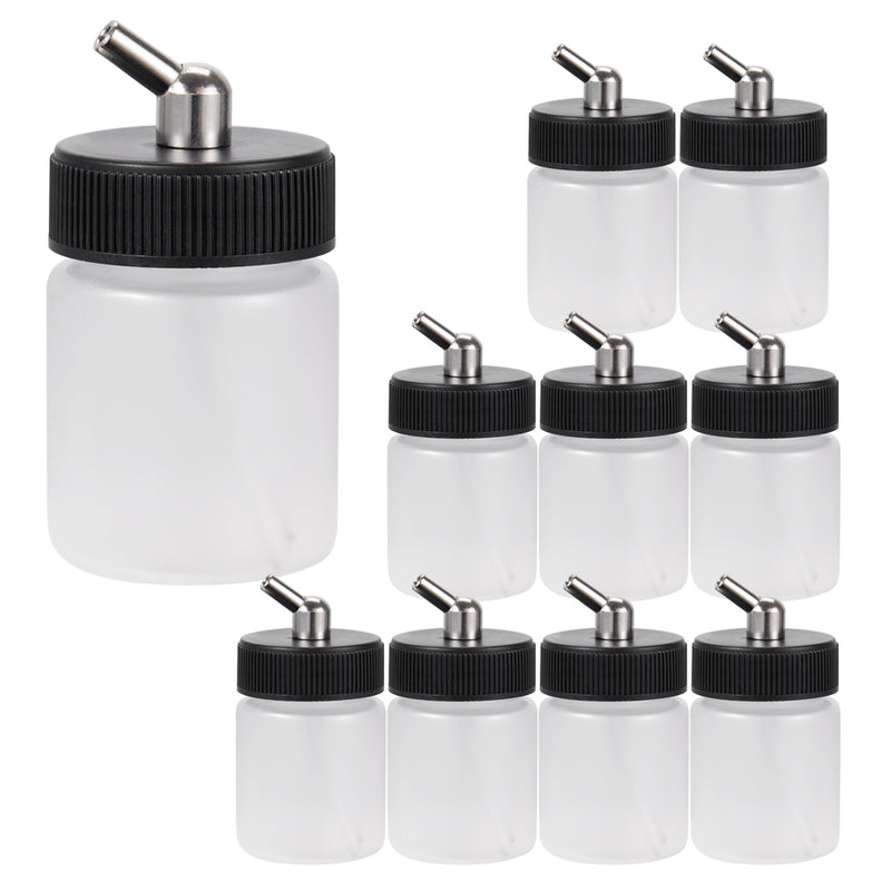 OPHIR Tattoo Airbrush Plastic Bottles for Single Action Airbrushing Paint Hobby Cake Decoration