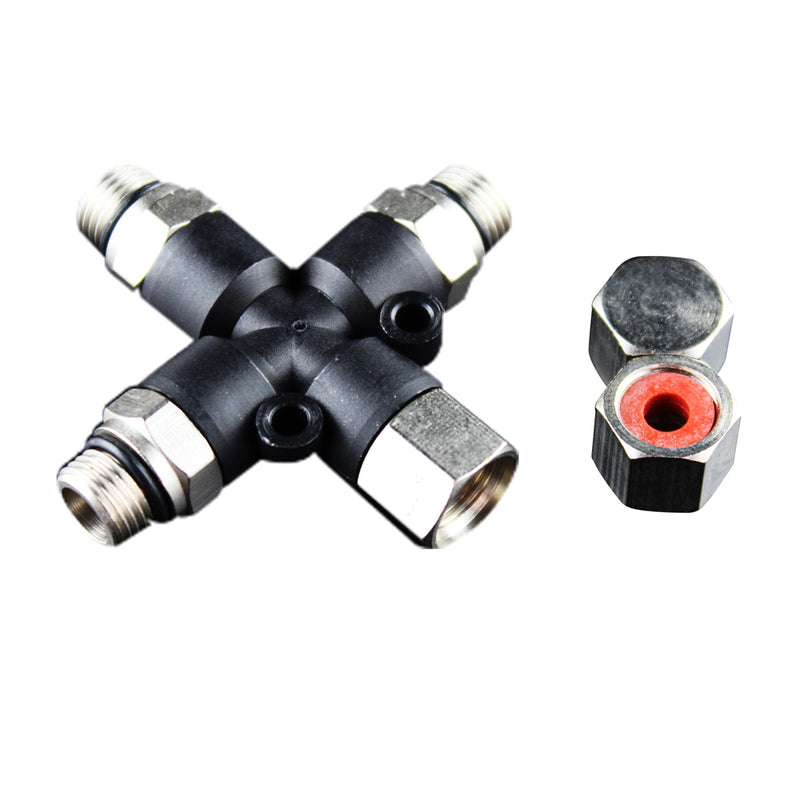 OPHIR Durable Professional Airbrush Adapter Air Splitter Connector Airbrush Fittings
