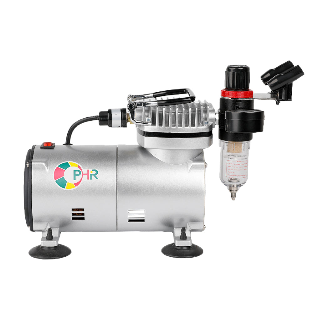 OPHIR Portable Air Compressor for Hobby Model Craft Airbrush Compressor Set