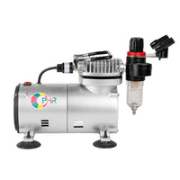 OPHIR Portable Air Compressor for Hobby Model Craft Airbrush Compressor Set