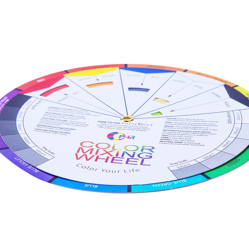 OPHIR Color Mixing Wheel for Temporary Tattoo Nail Art Make Up