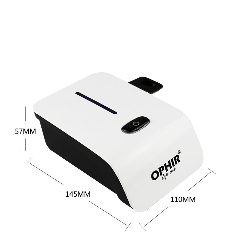 OPHIR Dual Action Airbrush Kit  with White Air Compressor for Temporary Tattoo Makeup Nail Art Beauty 5 Adjustable Speed