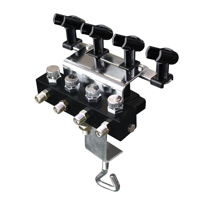 OPHIR Dual Action Body Model Airbrush Kit with Airbrush Holders and 1/8 & 1/8 Air Hose Splitter Set Adjustable