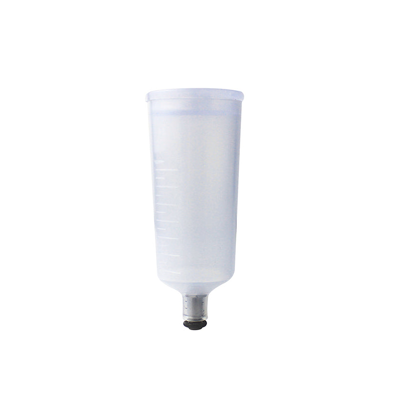 OPHIR White Airbrush Plastic Cup Airbrush Bottle for Make Up Beauty Hobby Model Spray Gun Kit