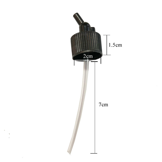 Bottle Cap for Dual Action Airbrush Gun Siphon Adapter Cap for Bottle Jar OPHIR