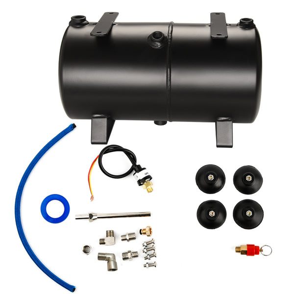 OPHIR Single Cylinder Piston Airbrush Compressor with Tank & Fan for Hobby  Model Tanning Wall Painting