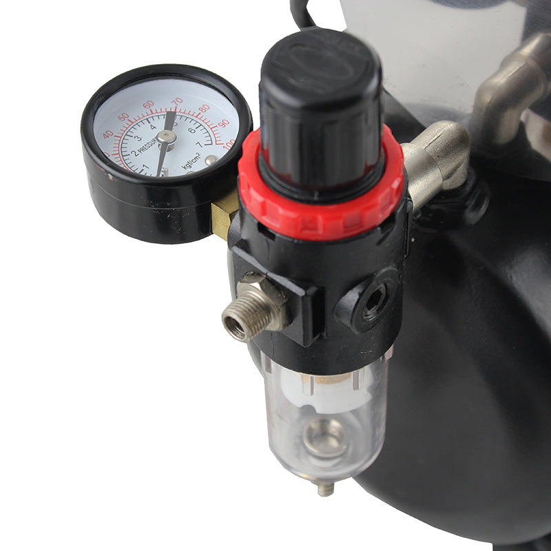 OPHIR Pro Airbrush Air Compressor with Tank for T-shirt Tanning Cake Decoration Tattoo Wall Painting
