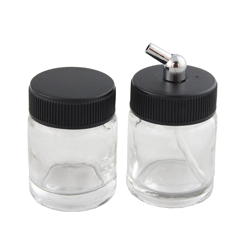 Professional 0.8mm Air Brush Sprayer Gun Painter Single Action Airbrush Kit with Jars Cups for Tanning Tattoo Cake T-Shirt