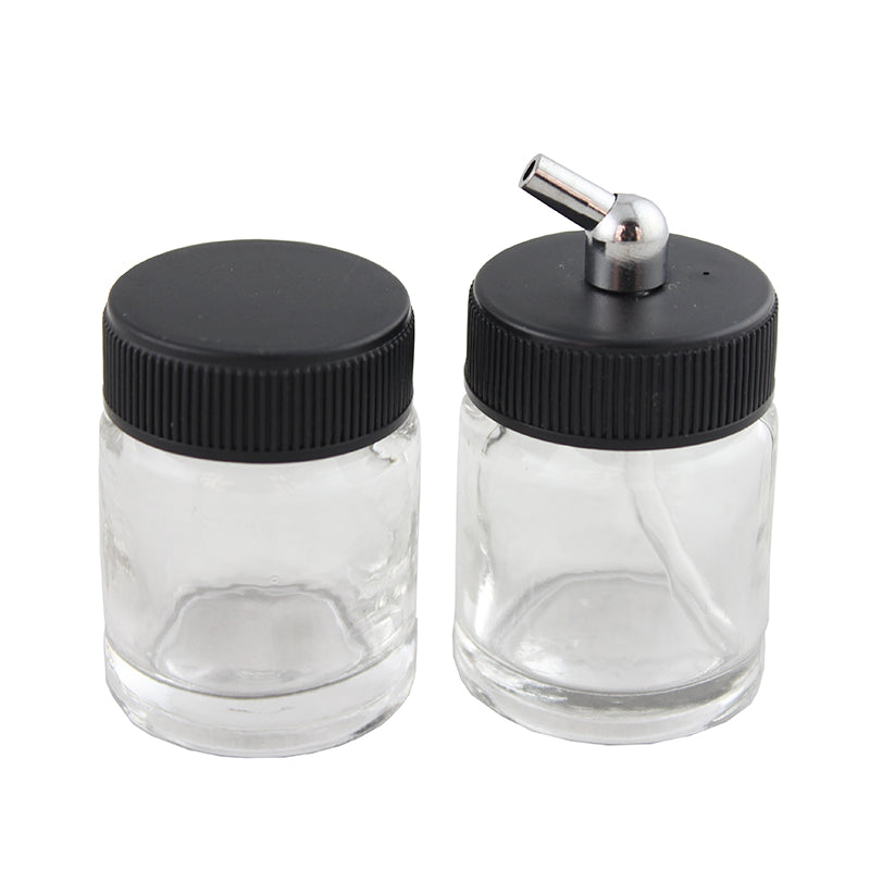 Dual Action Airbrush jar, 80cc Airbrush Pot