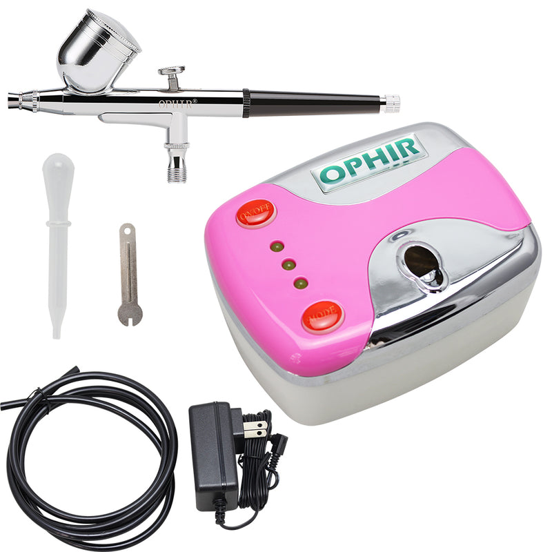 Dual Action Airbrush Kit 0.3/0.5mm Air Brush Gun with Cleaning Needle Spray  Gun Accessories for DIY Model Nail Painting Makeup