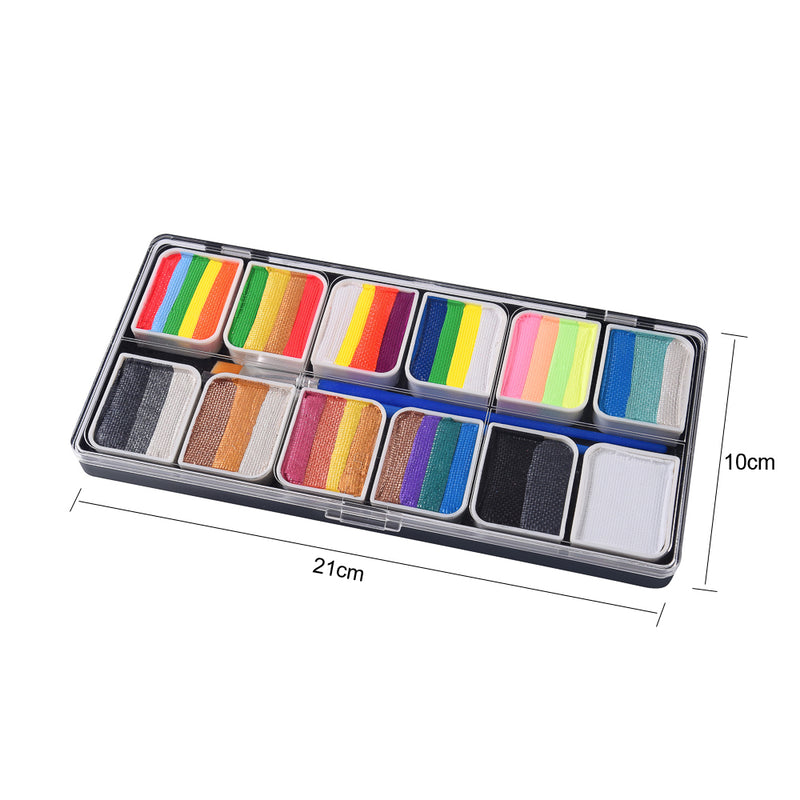 Kids Face Painting Kit Water Based Paint Makeup Palette Quick