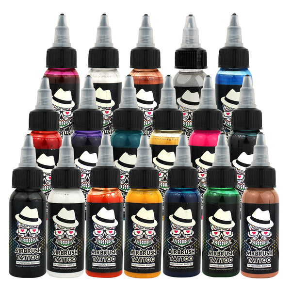 OPHIR Airbrush Nail Gel Kit for Nail Art 15ML/Bottle 30 Color Nail Gel Set